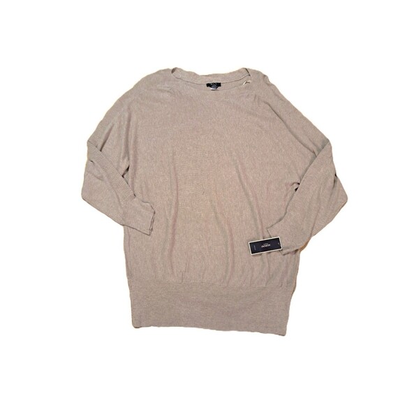 Alfani Sweaters - Alfani Women's Lightweight Long Sleeve  Sweater Beige Sz 1X